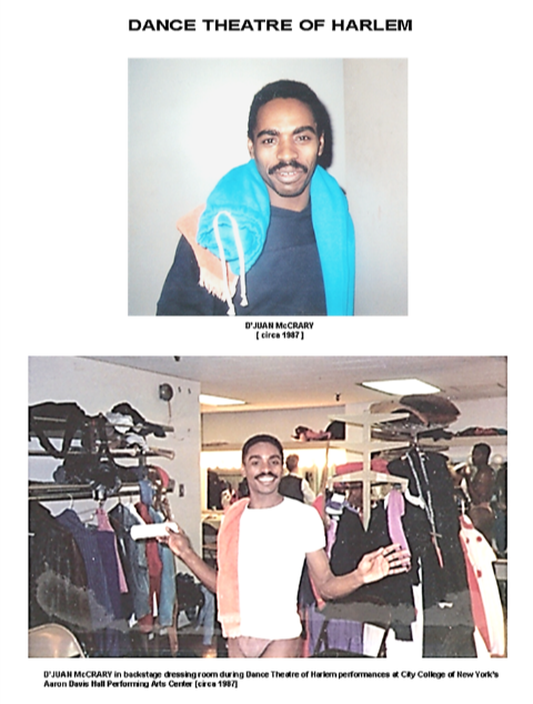 D'Juan McCrary backstage