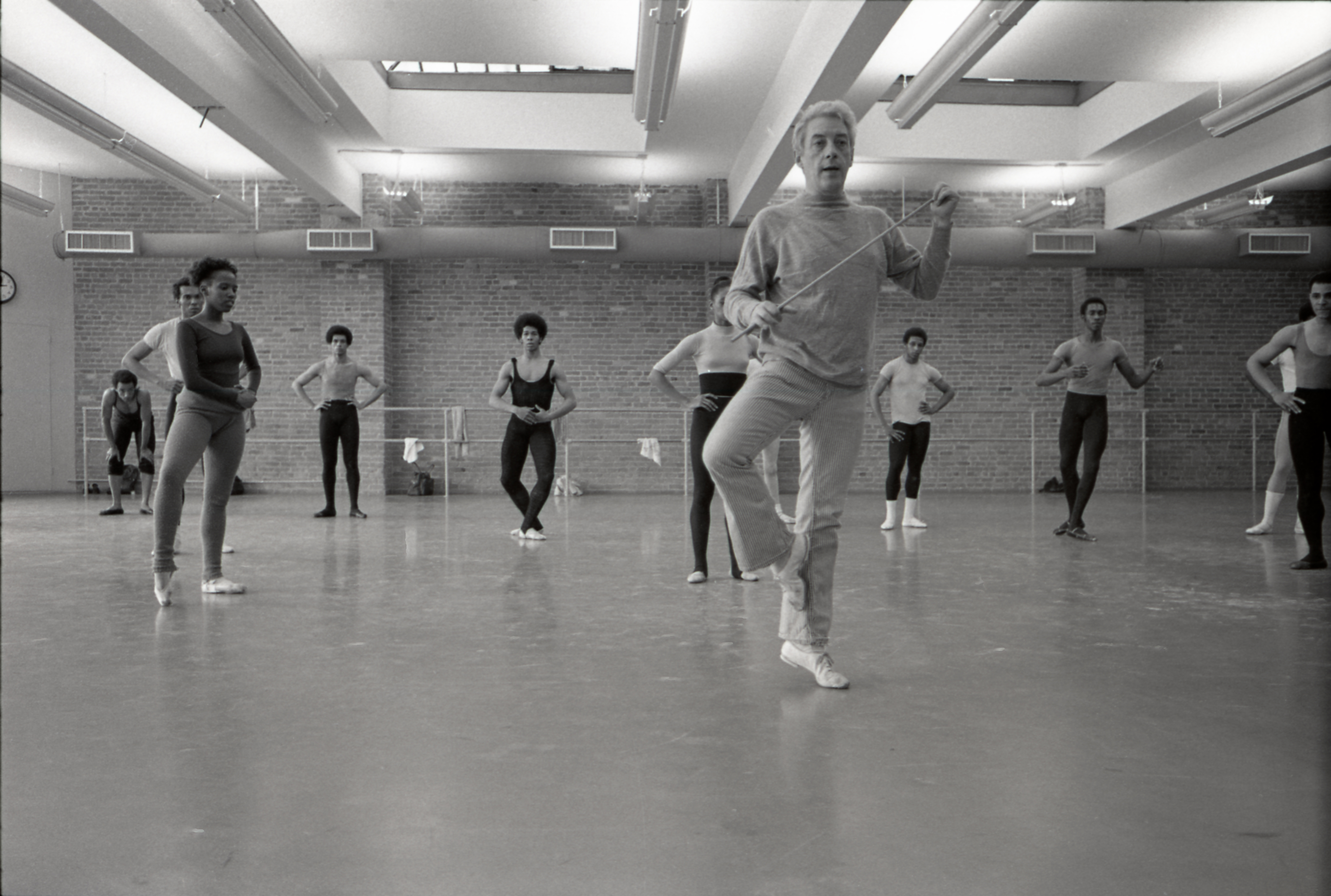 Karel Shook teaching class at Dance Theatre of Harlem