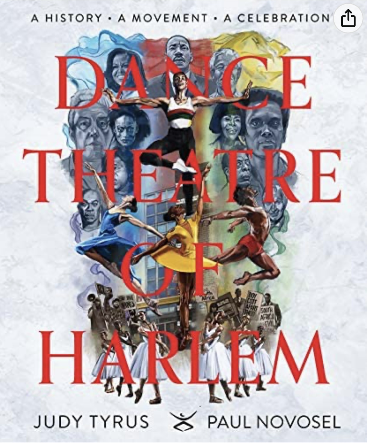 A mock up of the Dance Theatre of Harlem book cover