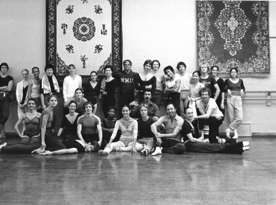 Oakland Ballet Company group photo in studio