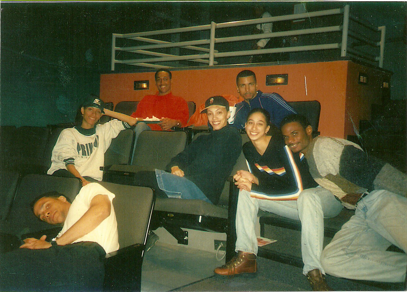 DTH company dancers before a rehearsal