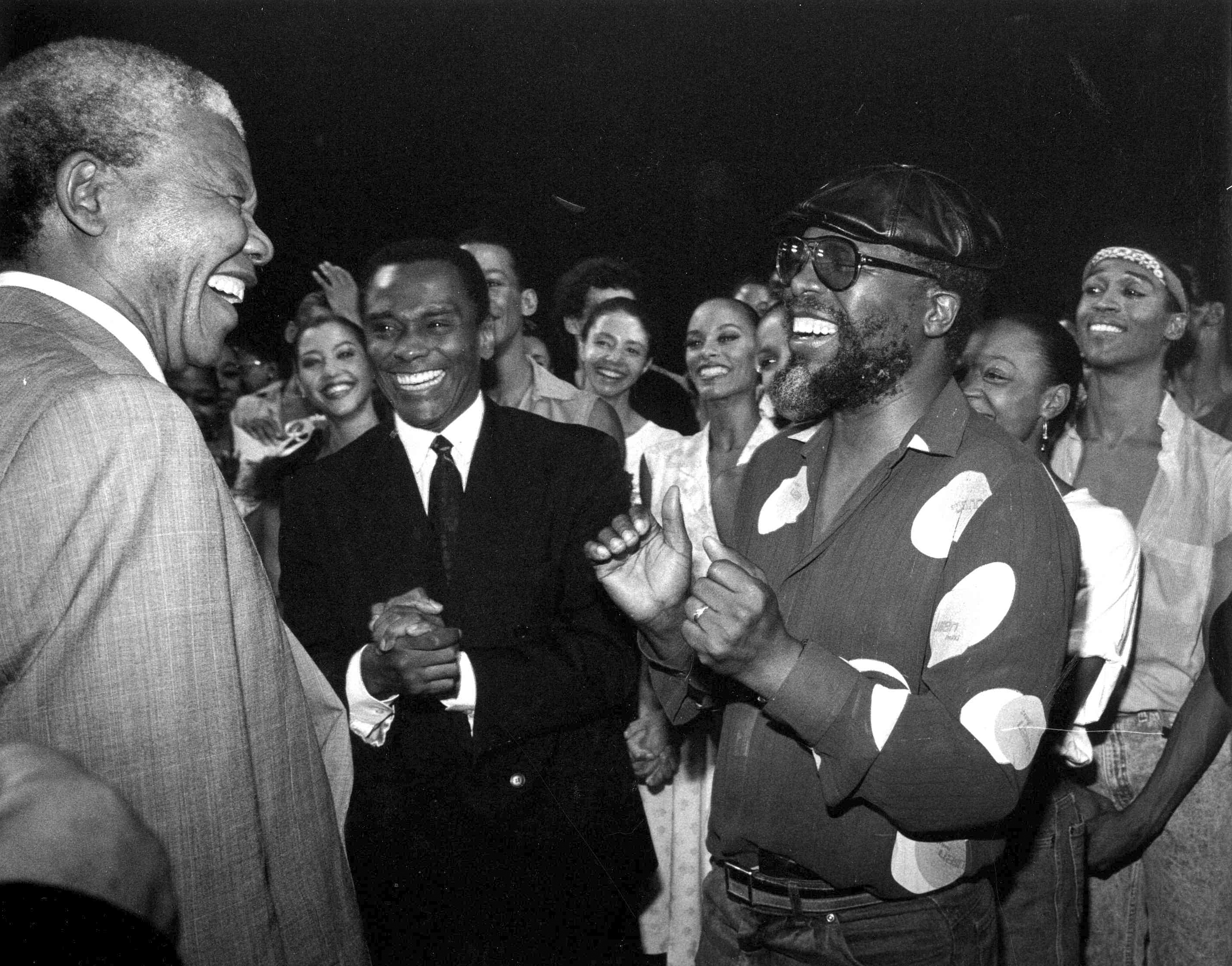 Nelson Mandela Backstage
