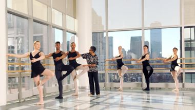 Melanie Person, Co-Director of the Ailey School teaching class