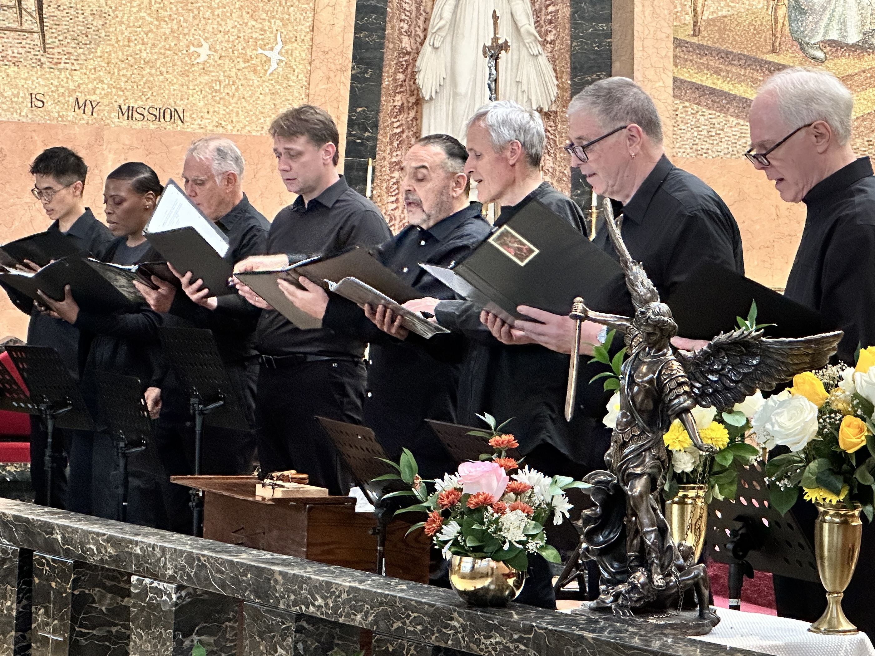 The Majesta Chanters performing “Saint Michael: A Docu-Concert”