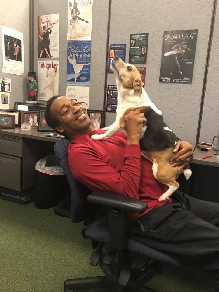 Tyrone Brooks with Nicholas