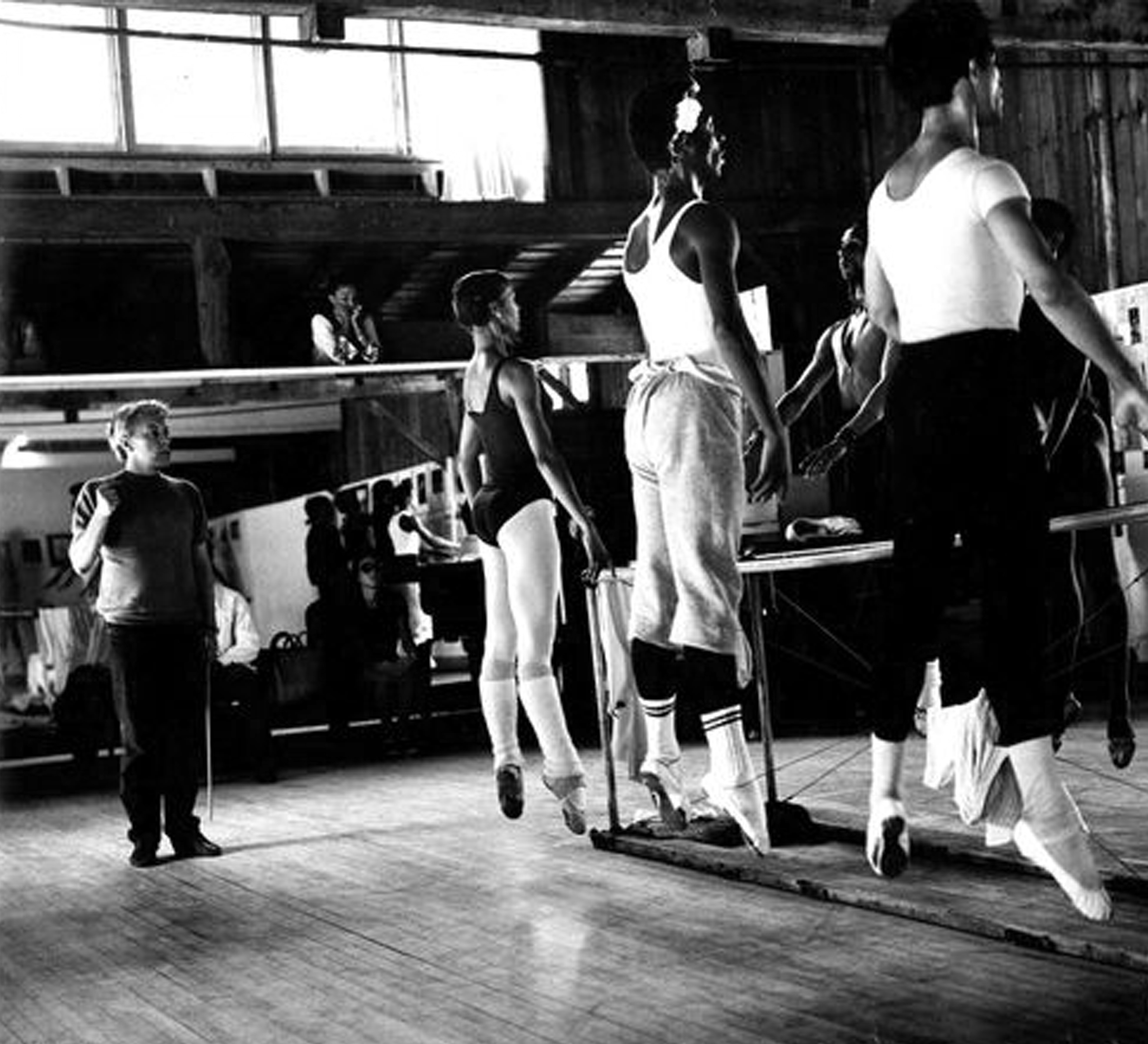 Karel Shook teaching class at the Harlem School of the Arts