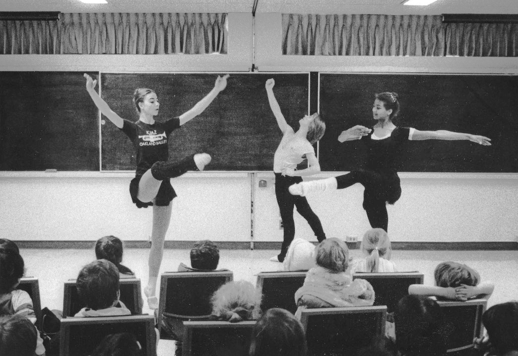 OBC dancers perform in a children's hospital