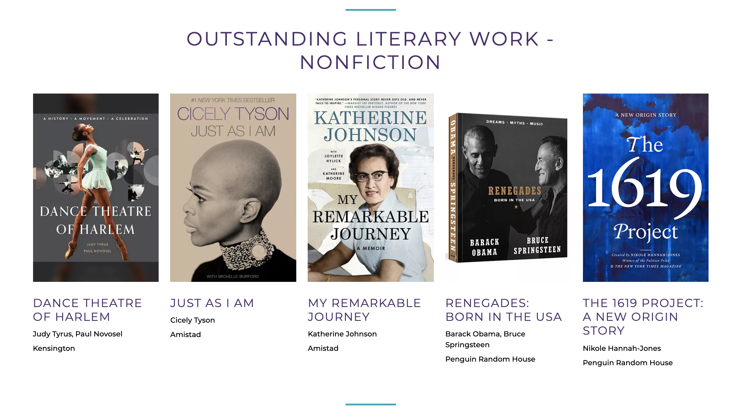 NAACP Award Nomination