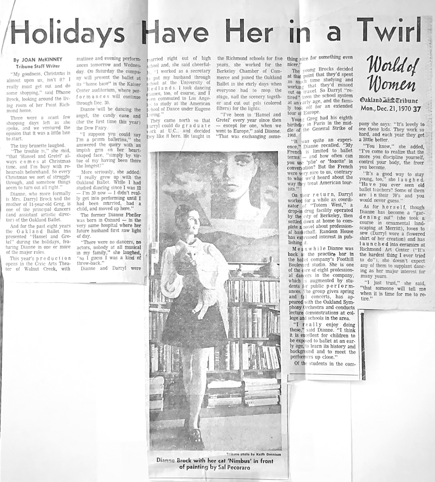 "Holidays Have Her in a Twirl"